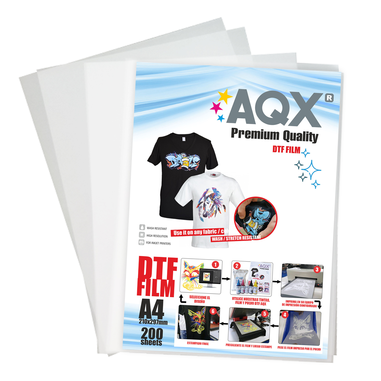 ¡Nuevos productos AQX para estampado de telas con tecnologia DTF!